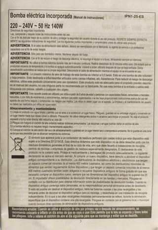 Colchón hinchable doble con inflador integrado