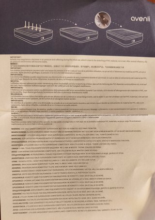 Colchón hinchable doble con inflador integrado