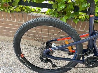 Bicicleta Montaña Rockrider Azul/Naranja