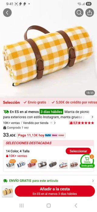 Alfombra de picnic enorme