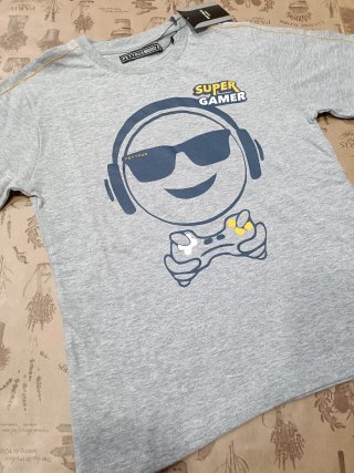 Pijama corto verano Gamer. Pettrus. Talla 8 años