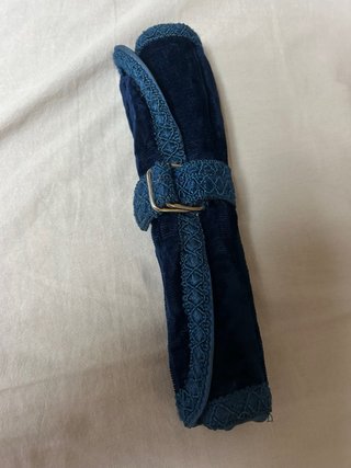 Joyero de viaje azul