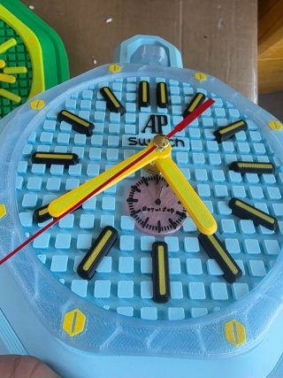 Orologio da parete Swatch stampa 3D