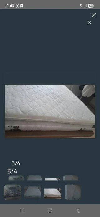 Cama Forja 1.35x1.90 con Somier y Colchón