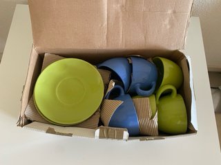 6 tazas de té cerámica