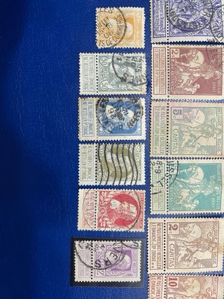 35 Sellos Antiguos Bélgica
