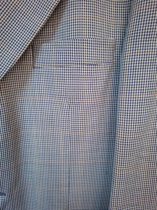 Americana hombre Zara cuadro fino Príncipe Gales.