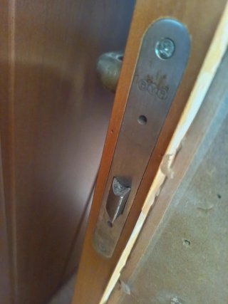 Puerta interior de madera
