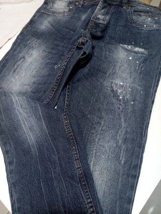 Jeans blu misura 46 mai usati