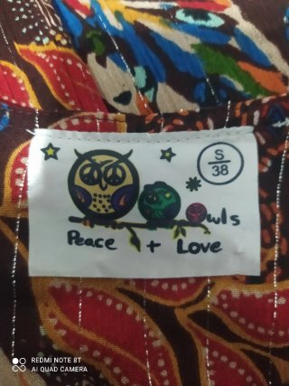 Vestido Peace & Love estampado