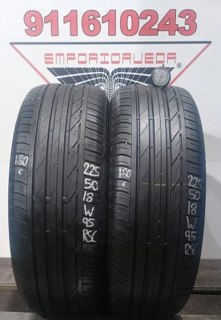 225 50 18 W BRIDGESTONE RUEDA AL 90% VIDA UTIL