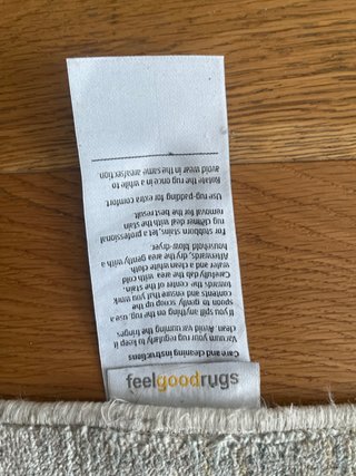 Alfombra FEELGOODRUGS 2.90x2m Beige Multicolor