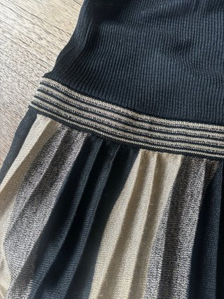 Vestido Zara Knit Italian Yarn Rayas