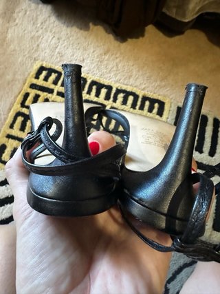 Sandalias Zara Tiras Negras