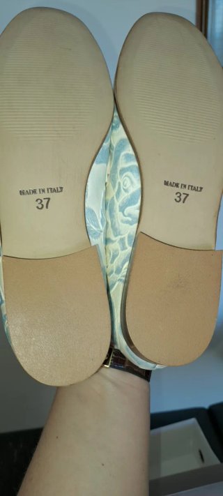 Scarpe donna vera pelle azzurro tg 37