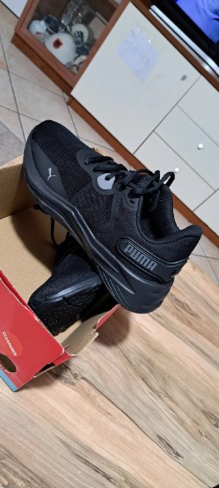 Scarpe Puma Unisex Nere la scatola senza copertura