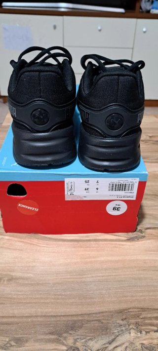 Scarpe Puma Unisex Nere la scatola senza copertura