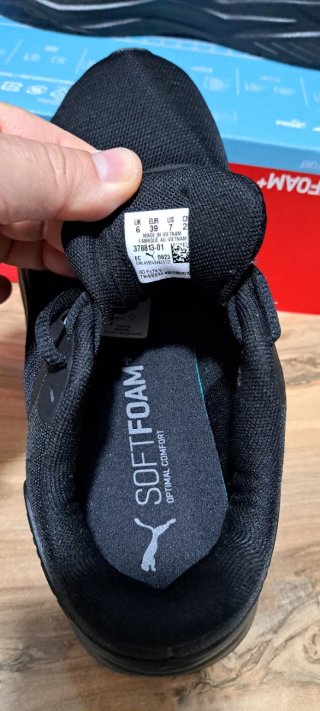 Scarpe Puma Unisex Nere la scatola senza copertura