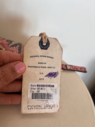 Cartera Pepe Jeans Serpiente Rosa