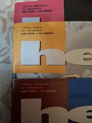 3 Revistas Herria
