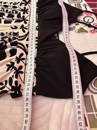 Vestido largo negro y blanco Easy Wear