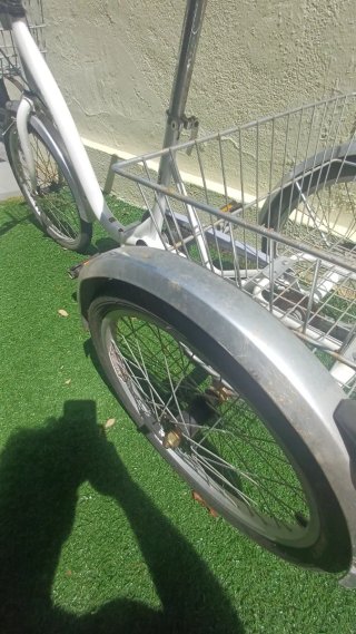 Triciclo Monty con 2 cestas