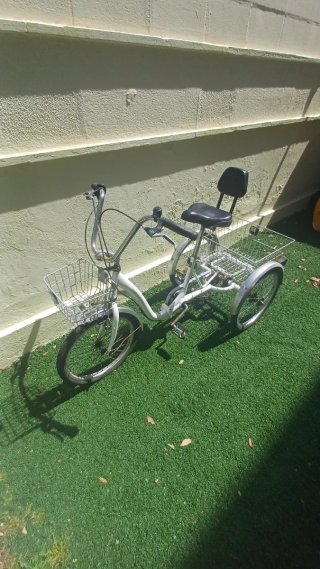 Triciclo Monty con 2 cestas