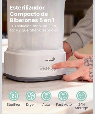 Esterilizador y Secador de Botellas Grownsy