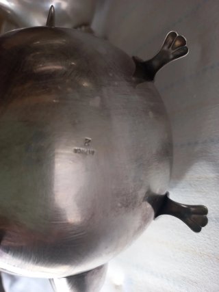 Juego Teteras Plateadas Metal