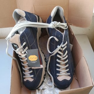 Scarpe LOMER uomo blu e beige