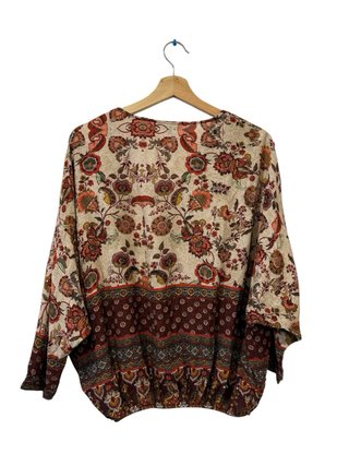 Blusa Desigual Estampado Floral Boho S/M