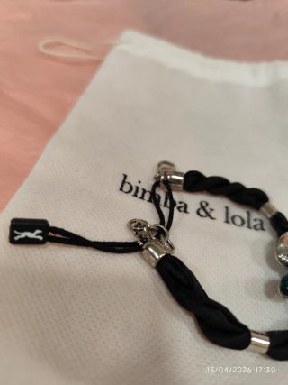 Pulsera Bimba y Lola Tortuga Morado/Plata