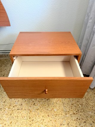 Pack 2 mesitas de noche madera