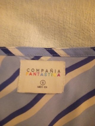 Vestido cruzado estampado rayas