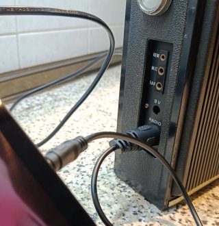 Radiocassette Sanyo
