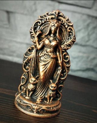 Statuina Dea della Fortuna Bendata Scultura Design
