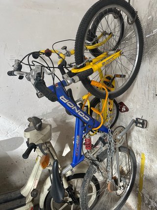 Bicicleta Conor azul y plata
