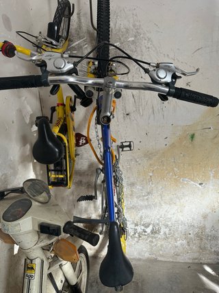 Bicicleta Conor azul y plata