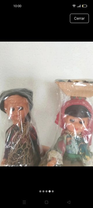 Pareja Muñecos Antiguos Portugueses