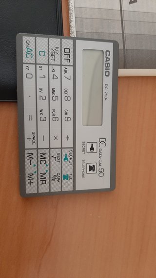 Calculadora Casio DC-750A SR Data-Cal 50