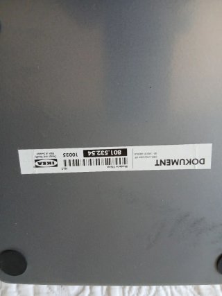 Papelera Ikea plata