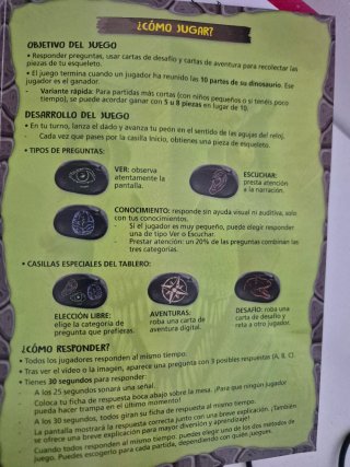 Juego de mesa Dinox Educa