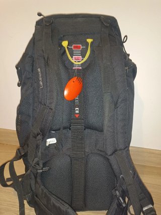 Mochila Camping Lafuma Negra 60cmx30cm