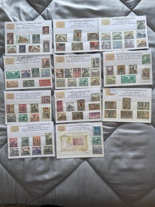 Colección sellos antiguos España Arte