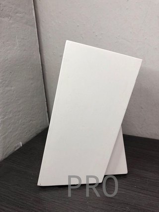 Supporto per coltelli da cucina in bambù, 25x11x17 cm, bianco