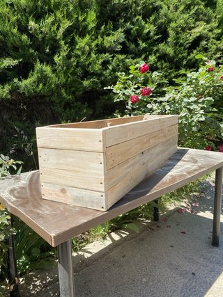 Jardinera grande de madera