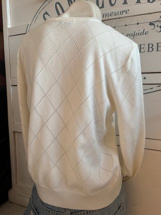 Chaqueta cardigan Estudio Eleven cuello joya