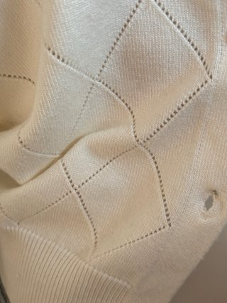 Chaqueta cardigan Estudio Eleven cuello joya