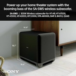 Sony SA-SW5 Subwoofer Inalámbrico 300W