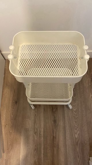 Carrito Auxiliar 2 Niveles Ikea Blanco